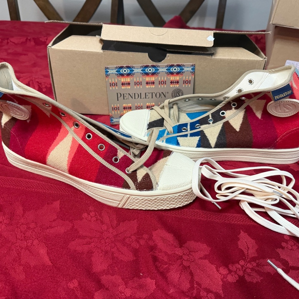 Men’s Pendleton sneakers size 12 brand new $250 msrp big thunder shoes